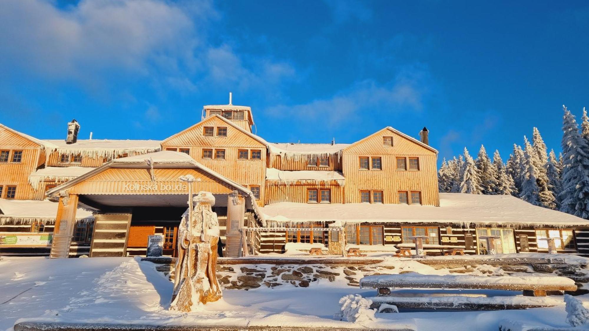 Horsky Hotel Kolinska Bouda بيتس بود سنيزكو المظهر الخارجي الصورة